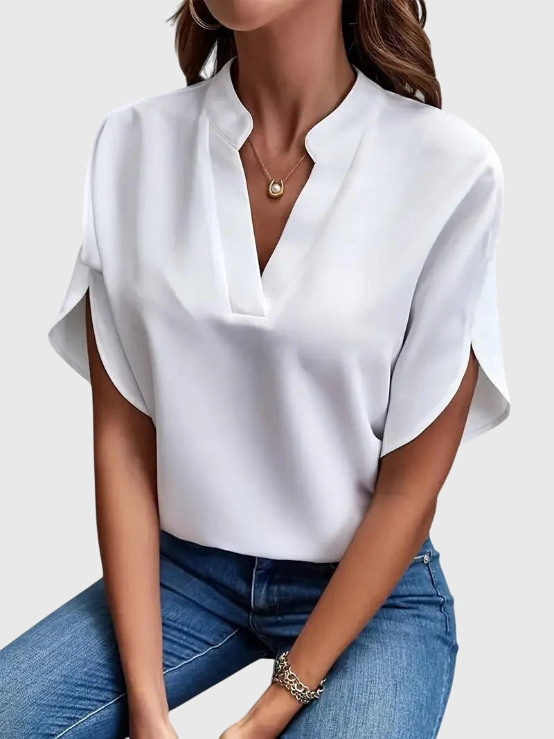 Beatrix | White Women's Blouse