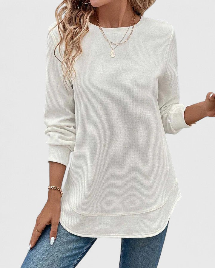 Nadyalyn | Elegant Women's Top in Soft Cream