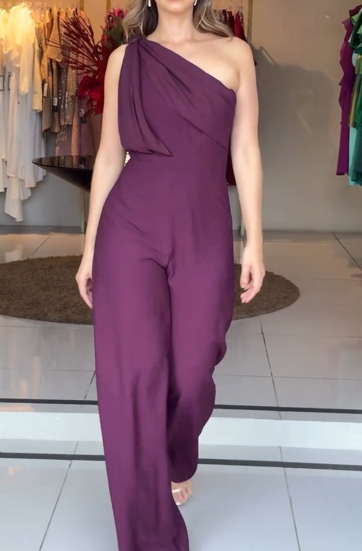 Poppy | Purple Women's Jumpsuit