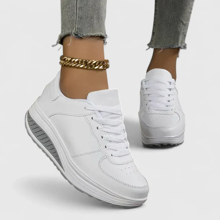Carmeliyah | White Orthopedic Sneakers