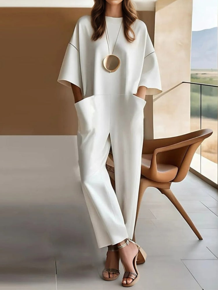 Cora | White Women's Jumpsuit