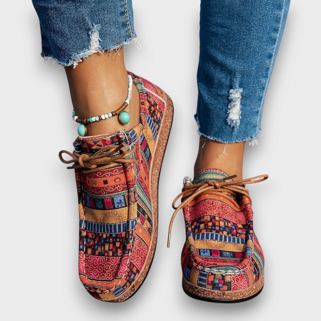 Gina | Patterned Womens Casual Sneakers