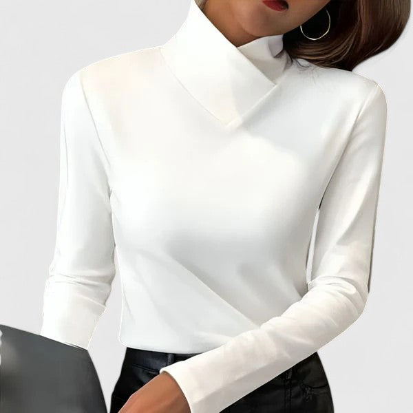 Yulienne | Black Turtleneck Women’s Top